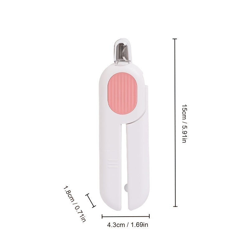 LED Pet Nail Clippers – Safe Trimmer for Dogs & Cats with Cut-Hole Design