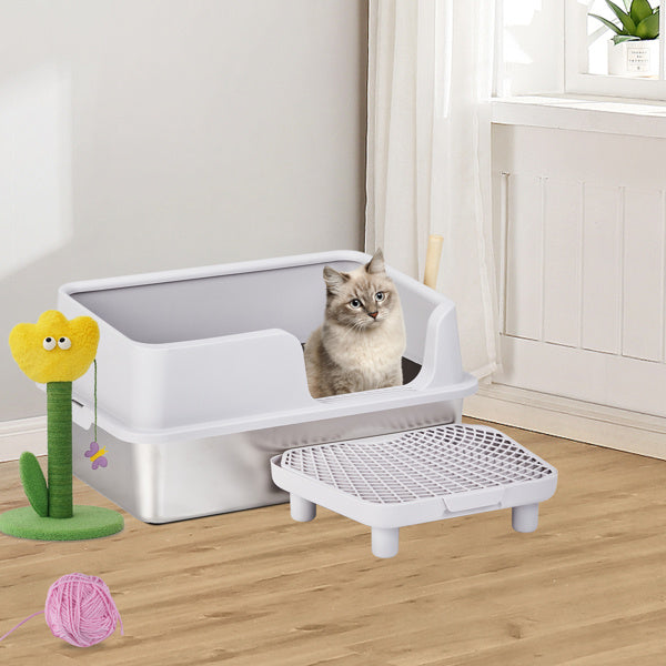 Stainless Steel Cat Litter Box