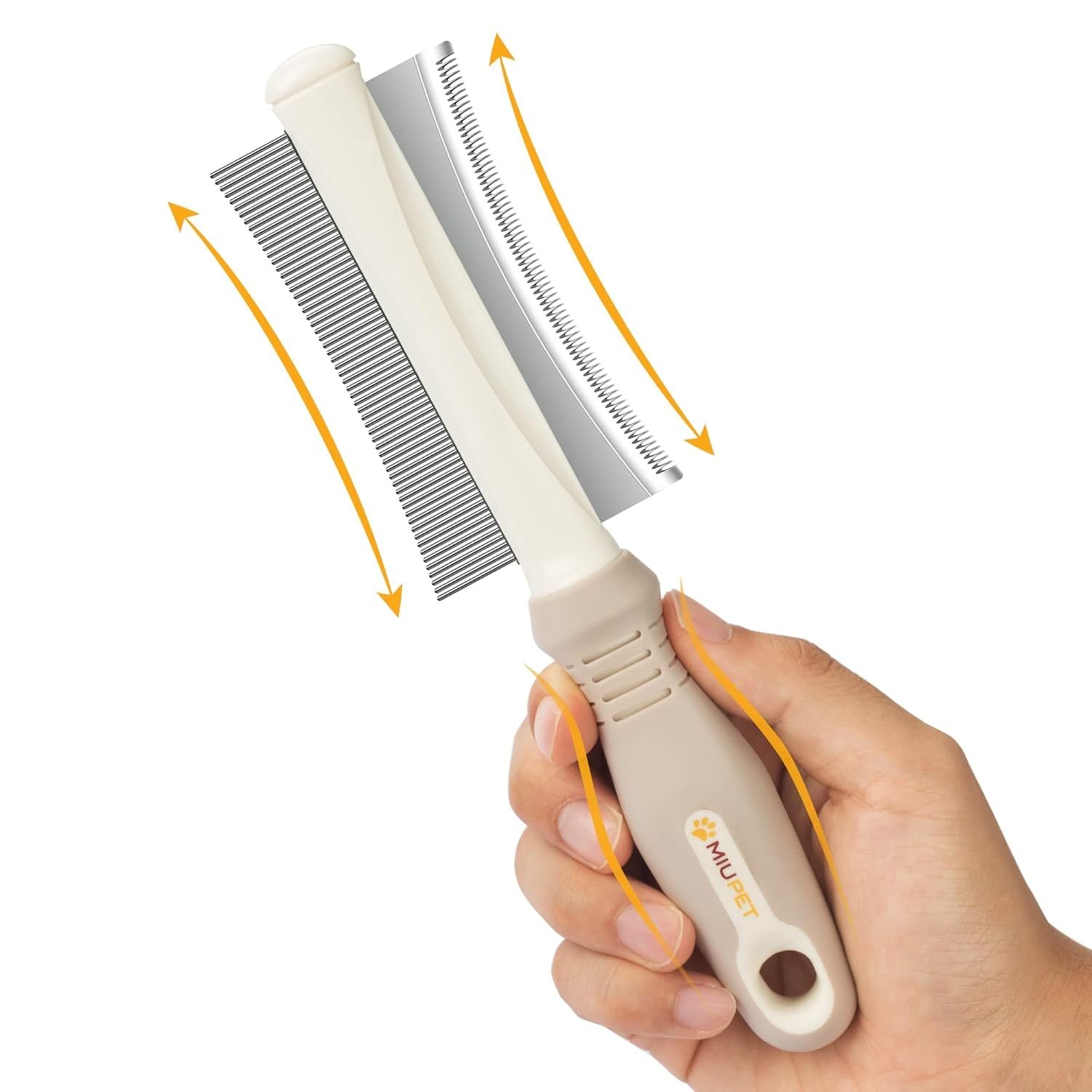 2 In 1 Dog Cat Deshedding Brush Grooming Comb