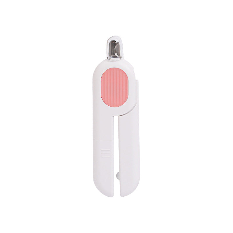 LED Pet Nail Clippers – Safe Trimmer for Dogs & Cats with Cut-Hole Design