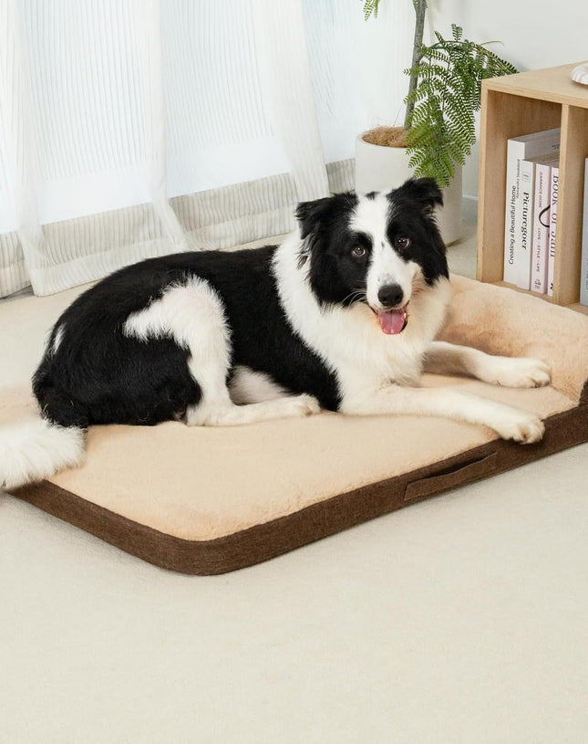MEWOOFUN Orthopedic Dog Bed For Medium Dogs