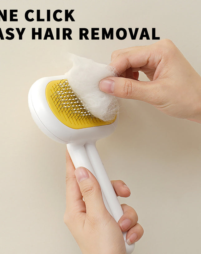 Dog Grooming Brush – Easy-Clean Slicker for All Breeds