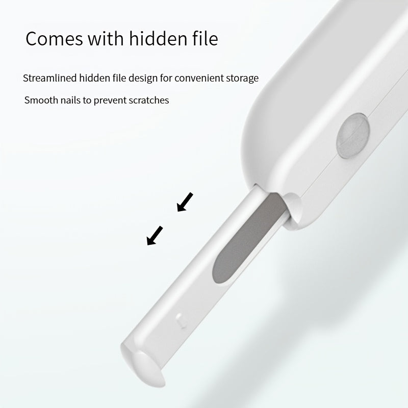LED Pet Nail Clippers – Safe Trimmer for Dogs & Cats with Cut-Hole Design
