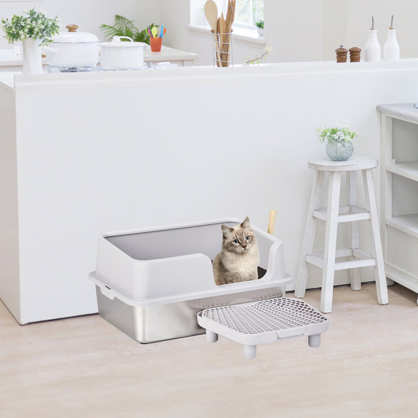 Stainless Steel Cat Litter Box