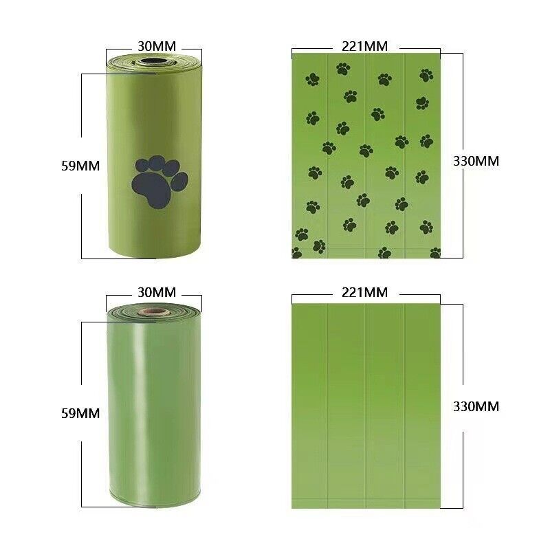 540 Bags High Quality Heavy Duty Large Biodegradable Dog Poo Bags