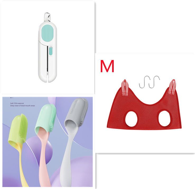 LED Pet Nail Clippers – Safe Trimmer for Dogs & Cats with Cut-Hole Design