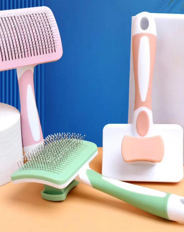 Self-Cleaning Slicker Brush for Dogs & Cats
