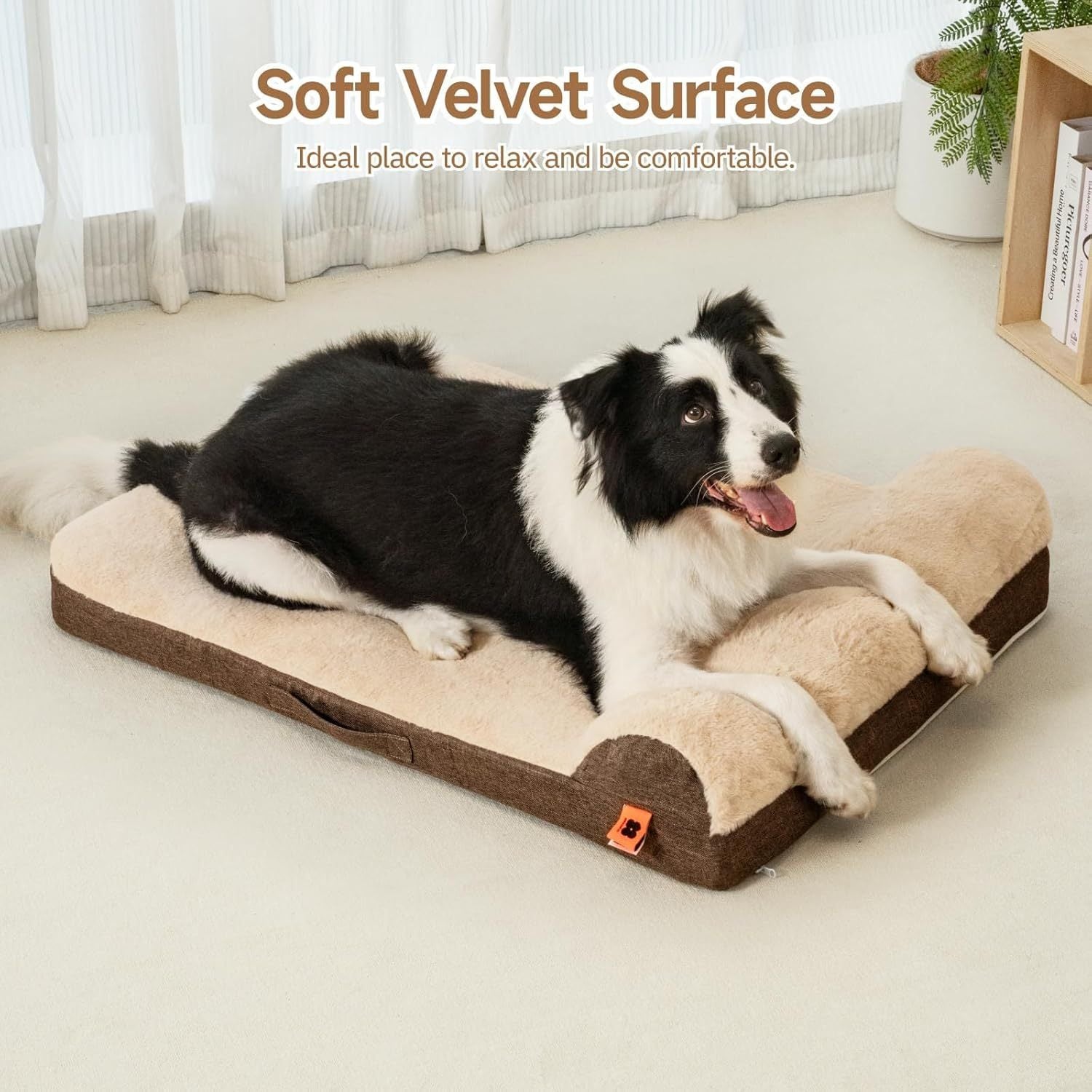 MEWOOFUN Orthopedic Dog Bed For Medium Dogs