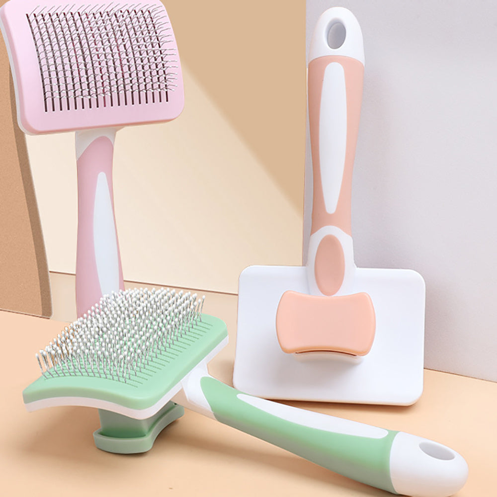 Self-Cleaning Slicker Brush for Dogs & Cats