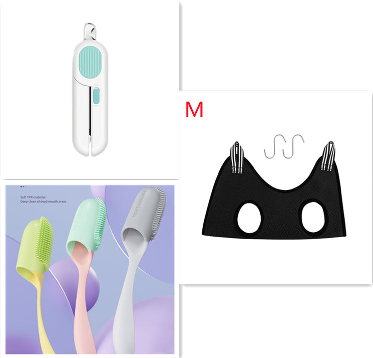 LED Pet Nail Clippers – Safe Trimmer for Dogs & Cats with Cut-Hole Design