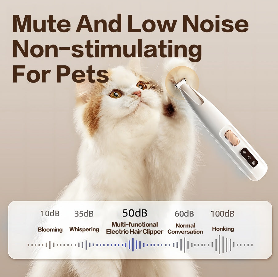 Rechargeable Pet Paw Hair Trimmer