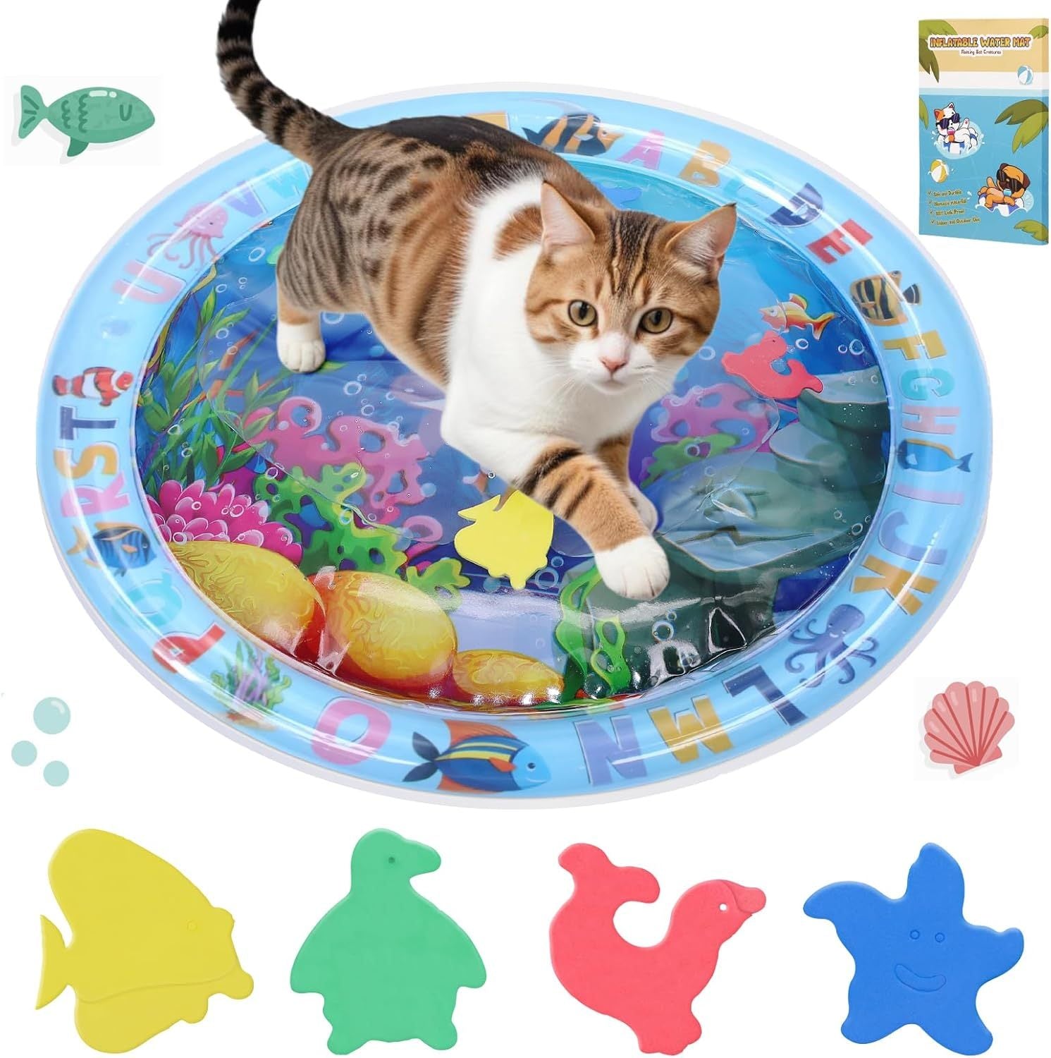 Cooling Water Sensory Play Mat for Cats & Dogs